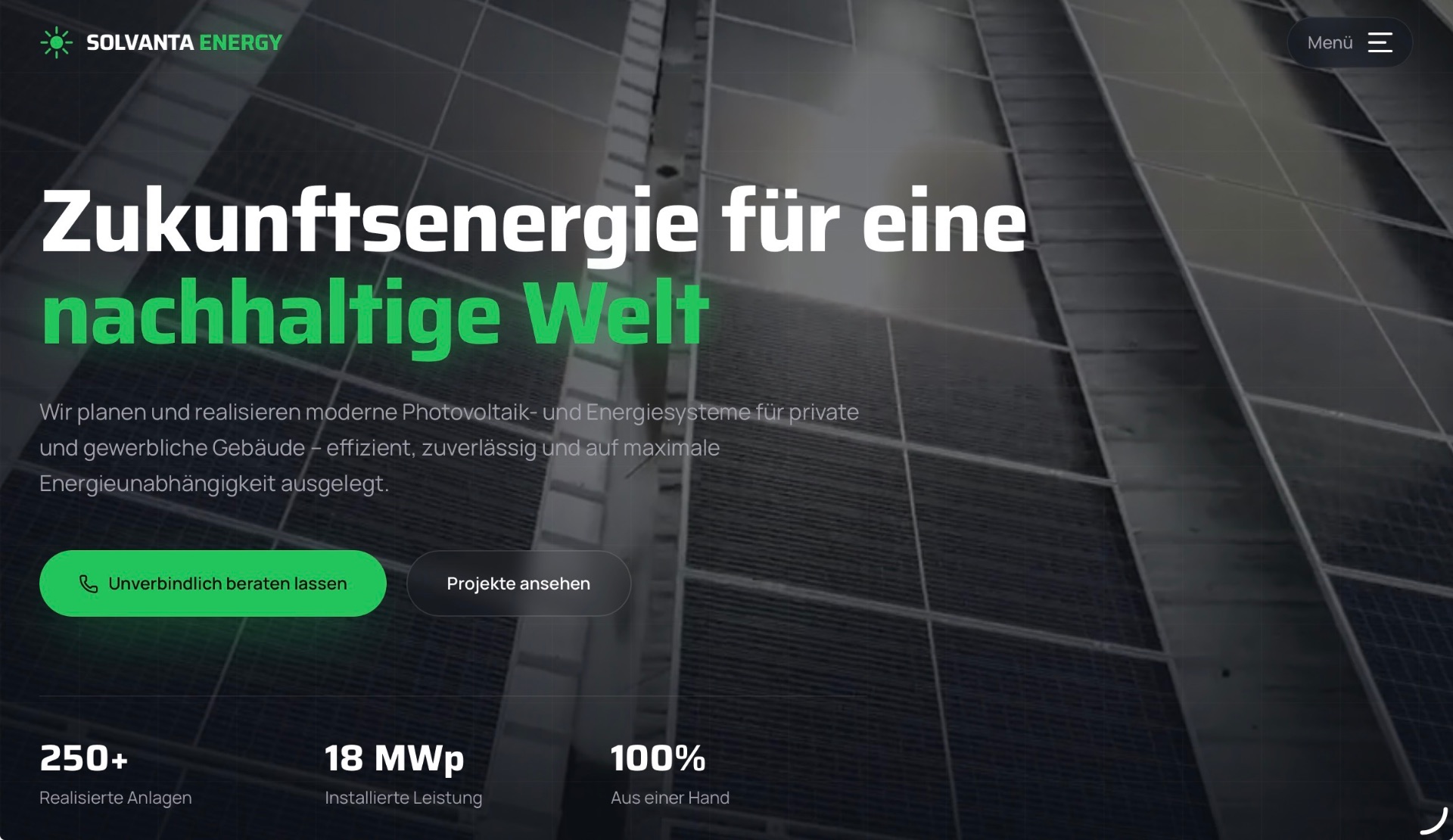 Solvanta Energy Website